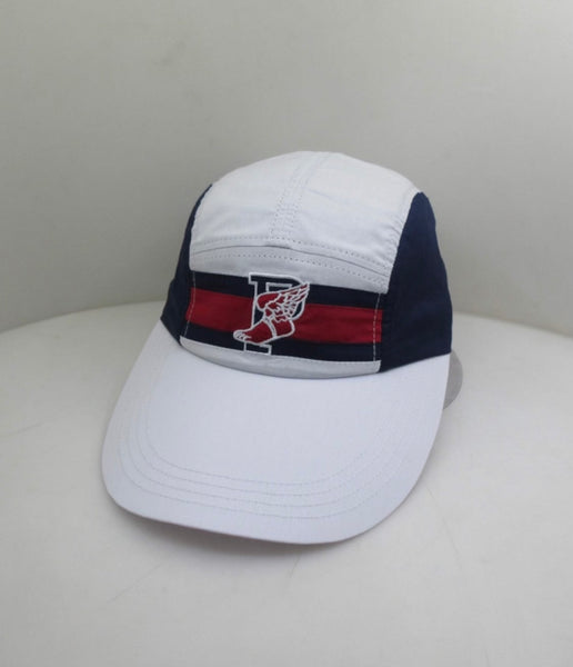Custom P Wing White and Blue Hat